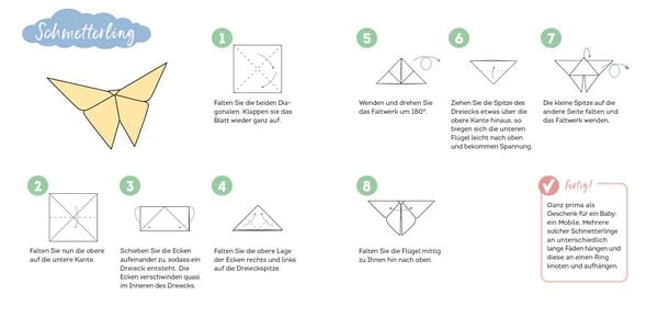 Produktbild: 333 Origami &ndash; Hallo Baby &ndash; Niedliche Papiere zum Basteln von Mobiles, Alben, Karten