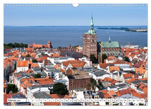 Produktbild: Stralsund - Momente einer Reise (Wandkalender 2027 DIN A3 quer), CALVENDO Monatskalender