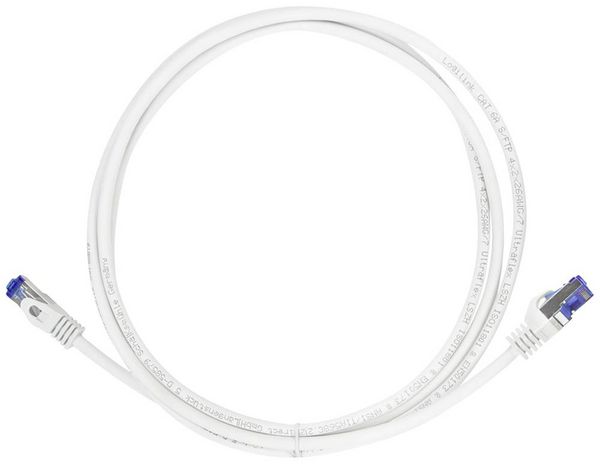 Produktbild: LogiLink C6A041S RJ45 CAT 6a S/FTP 1.50 m Wei&szlig; 1 St.