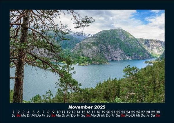Produktbild: Landschaftskalender 2025 Fotokalender DIN A5