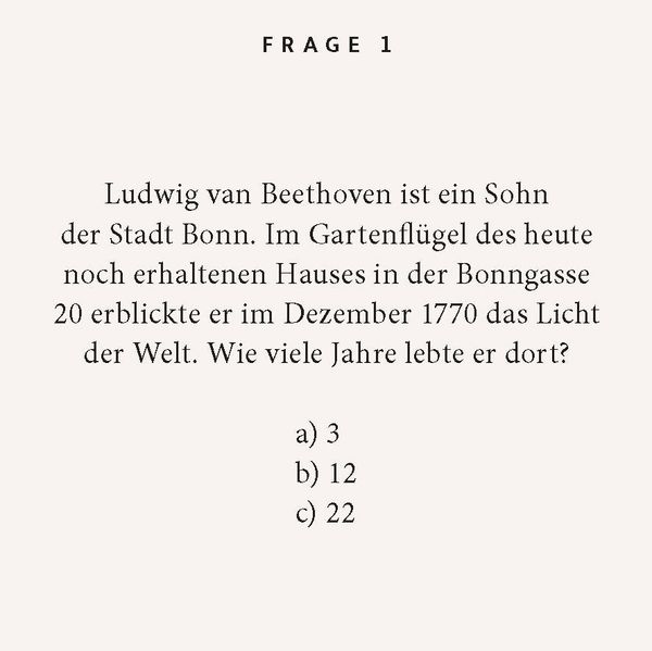 Produktbild: Beethoven-Quiz