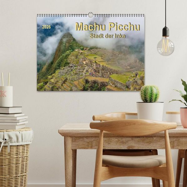 Produktbild: Machu Picchu - Stadt der Inka (Wandkalender 2026 DIN A3 quer), CALVENDO Monatskalender