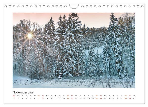 Produktbild: Nordhessen ist fotogen - Werra-Mei&szlig;ner - Edition (Wandkalender 2026 DIN A4 quer), CALVENDO Monatskalender