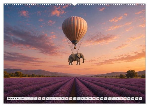 Produktbild: Eine Reise getragen von Träumen (hochwertiger Premium Wandkalender 2027 DIN A2 quer), Kunstdruck in Hochglanz
