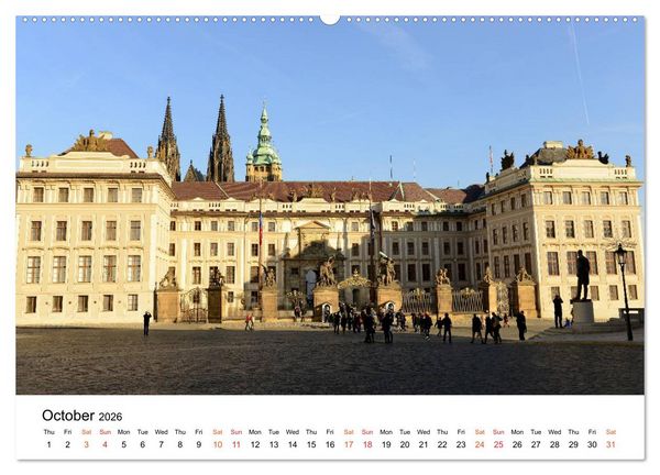 Produktbild: Walking around Prague (High Quality Premium Wall Calendar 2026 DIN A2 landscape),CALVENDO 12 Month Wall Calendar