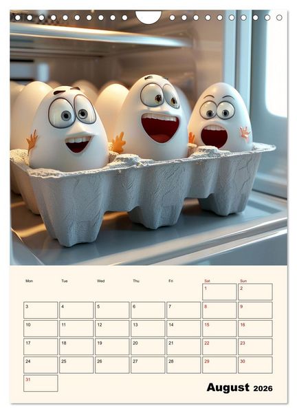 Produktbild: The Light ist still on in the Fridge (Wall Calendar 2026 DIN A4 portrait), CALVENDO 12 Month Wall Calendar