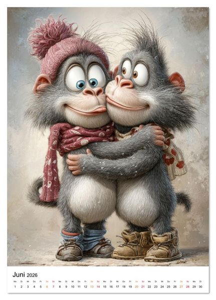 Produktbild: Schatz, ich liebe dich auch (Tischkalender 2026 DIN A5 hoch), CALVENDO Monatskalender