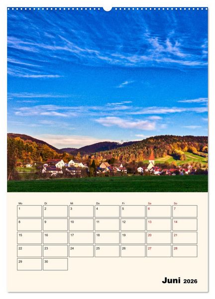 Produktbild: Deutschland. Deutsche Lande, vielf&auml;ltig und bunt (hochwertiger Premium Wandkalender 2026 DIN A2 hoch), Kunstdruck in Hochglanz
