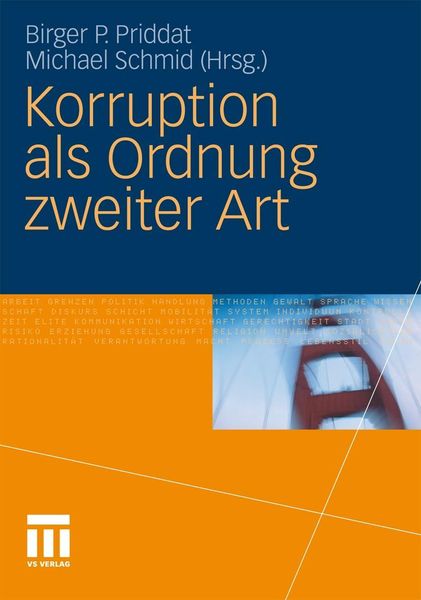 Produktbild: Korruption als Ordnung zweiter Art