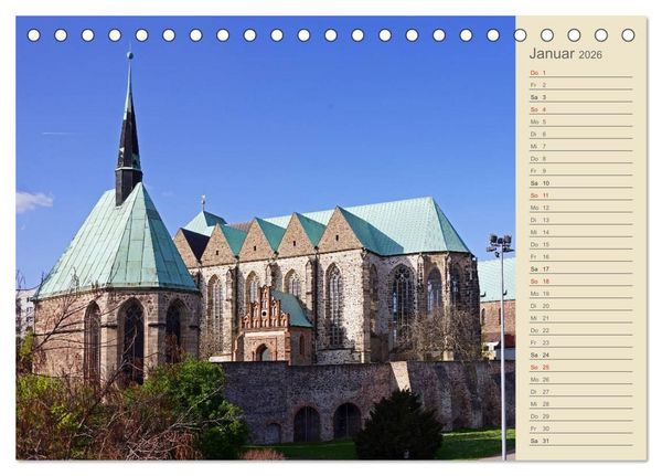 Produktbild: Magdeburg an der Elbe 2026 (Tischkalender 2026 DIN A5 quer), CALVENDO Monatskalender