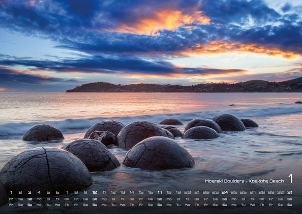 Produktbild: Neuseeland - Das Land der langen wei&szlig;en Wolke - 2027 - Kalender DIN A2