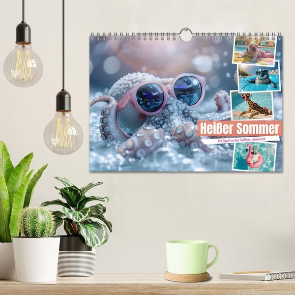Produktbild: Hei&szlig;er Sommer (Wandkalender 2026 DIN A4 quer), CALVENDO Monatskalender