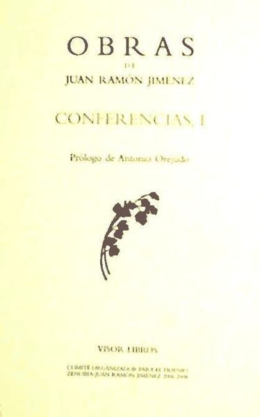 Produktbild: Jim&eacute;nez, J: Conferencias 1