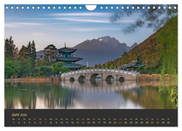 Produktbild: Yunnan - Magische Orte (Wandkalender 2026 DIN A4 quer), CALVENDO Monatskalender