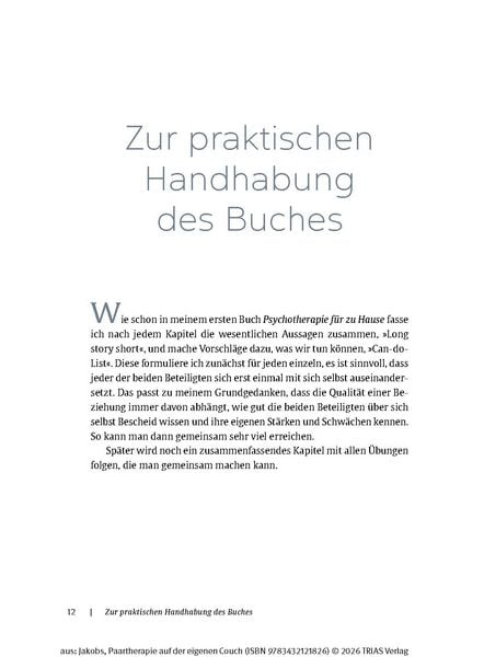 Produktbild: Paartherapie auf der eigenen Couch