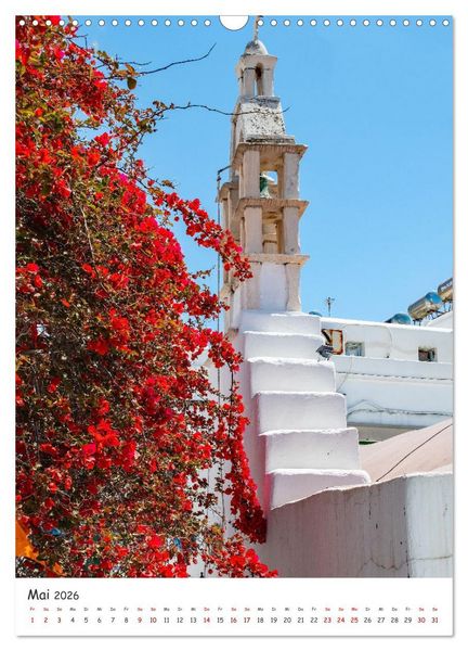 Produktbild: Treppauf, treppab in den Altstadtgassen von Mykonos (Wandkalender 2026 DIN A3 hoch), CALVENDO Monatskalender