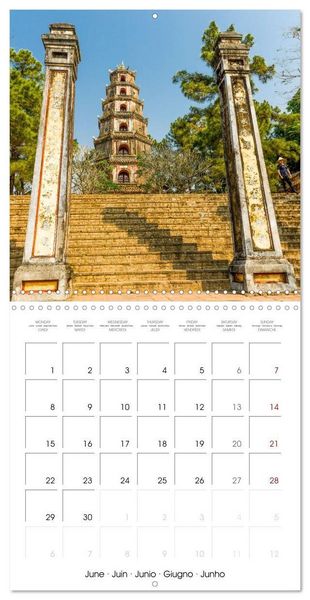 Produktbild: Hue Vietnam&acute;s old imperial city (Wall Calendar 2026 12 &times; 12 Inch) CALVENDO 12 Month Wall Calendar