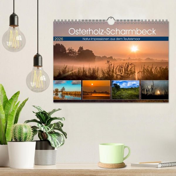 Produktbild: Osterholz-Scharmbeck, Natur-Impressionen aus dem Teufelsmoor (Wandkalender 2026 DIN A4 quer), CALVENDO Monatskalender