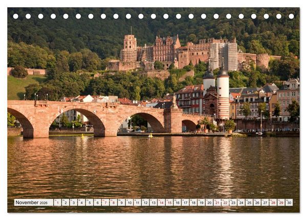 Produktbild: Deutsche Stadtansichten (Tischkalender 2026 DIN A5 quer), CALVENDO Monatskalender