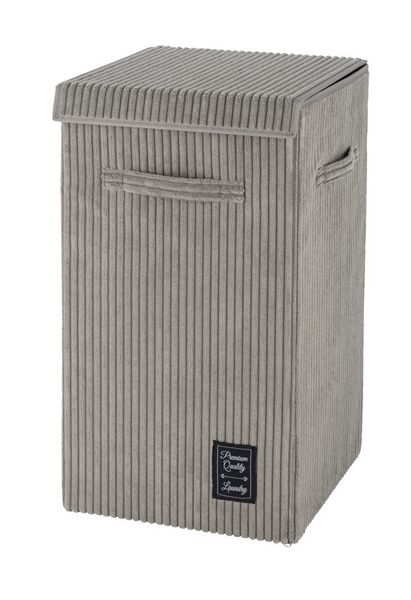 Produktbild: W&auml;schesammler Mod. Cora Grau, W&auml;schekorb, 63 l