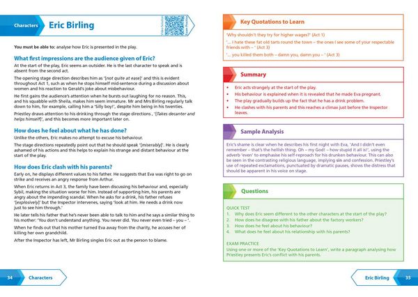 Produktbild: An Inspector Calls: AQA GCSE 9-1 English Literature Text Guide
