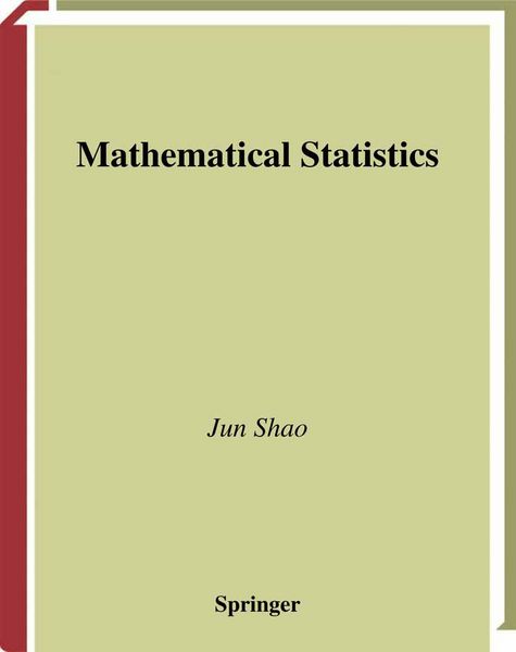 Produktbild: Mathematical Statistics