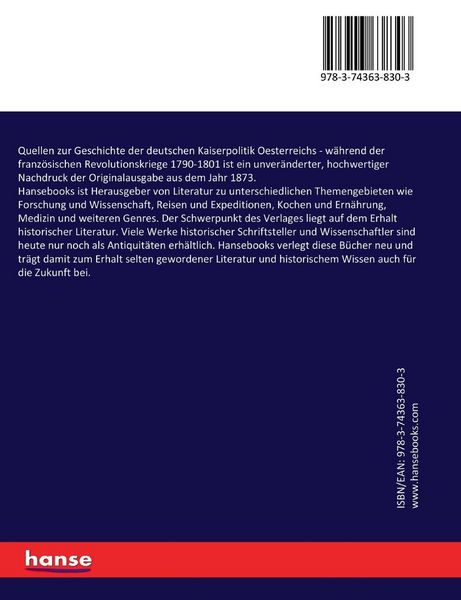 Produktbild: Quellen zur Geschichte der deutschen Kaiserpolitik Oesterreichs
