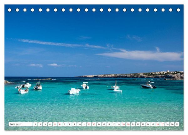 Produktbild: Momente einer Reise - Ibiza und Formentera (Tischkalender 2027 DIN A5 quer), CALVENDO Monatskalender
