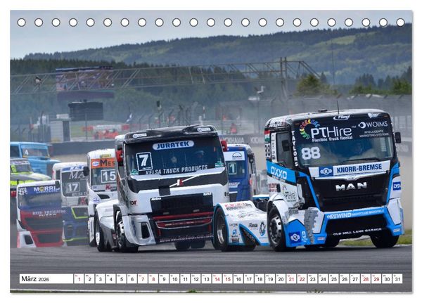 Produktbild: Abenteuer TRUCK RACING (Tischkalender 2026 DIN A5 quer), CALVENDO Monatskalender