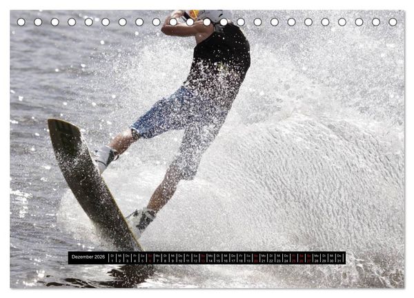 Produktbild: Wakeboarding (Tischkalender 2026 DIN A5 quer), CALVENDO Monatskalender