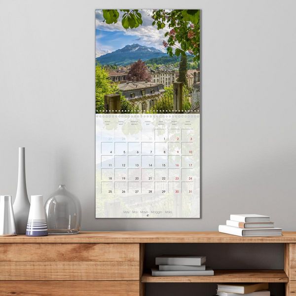 Produktbild: LUCERNE Lovely Switzerland (Wall Calendar 2026 12 &times; 12 Inch) CALVENDO 12 Month Wall Calendar