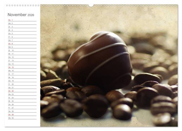 Produktbild: Kaffee-Pause Terminkalender (hochwertiger Premium Wandkalender 2026 DIN A2 quer), Kunstdruck in Hochglanz
