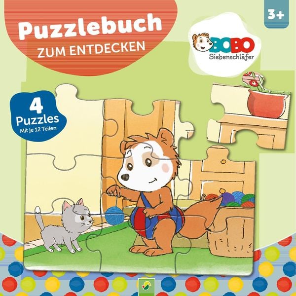 Produktbild: Bobo Siebenschl&auml;fer Puzzlebuch f&uuml;r Kinder ab 3 Jahren