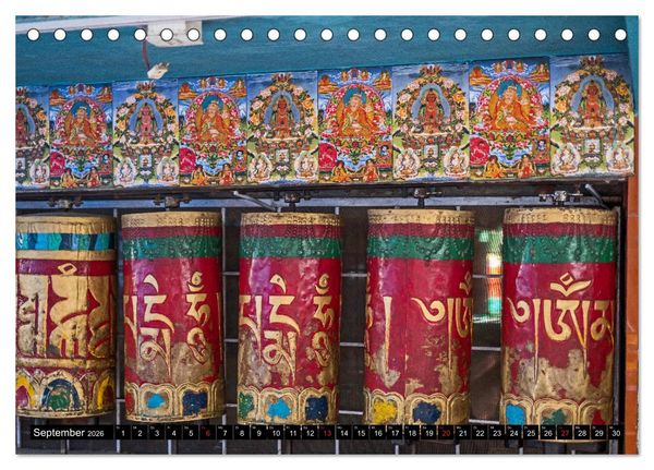 Produktbild: Himachal Pradesh - Bezaubernde Bergwelt im Himalaya (Tischkalender 2026 DIN A5 quer), CALVENDO Monatskalender