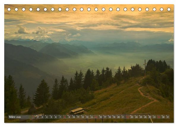 Produktbild: Der Zauber der Schweizer Berge (Tischkalender 2026 DIN A5 quer), CALVENDO Monatskalender