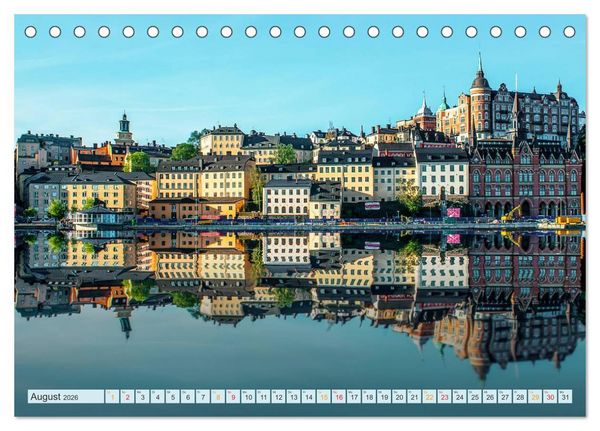 Produktbild: Stockholm - Venedig des Nordens (Tischkalender 2026 DIN A5 quer), CALVENDO Monatskalender