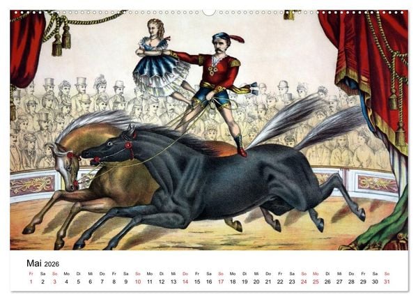 Produktbild: Vintage-Poster aus Theater, Film und Werbung (hochwertiger Premium Wandkalender 2026 DIN A2 quer), Kunstdruck in Hochglanz