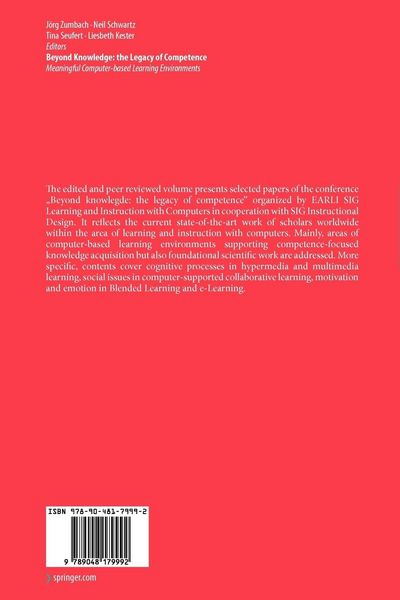 Produktbild: Beyond Knowledge: The Legacy of Competence
