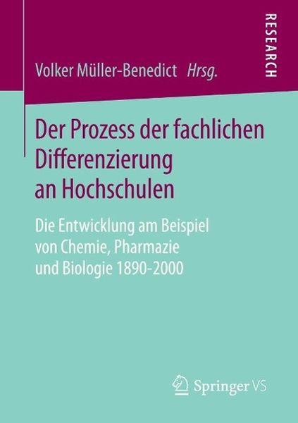 Produktbild: Der Prozess der fachlichen Differenzierung an Hochschulen