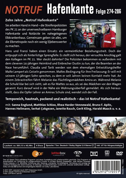 Produktbild: Notruf Hafenkante 22 (Folgen 274-286) [4 DVDs]