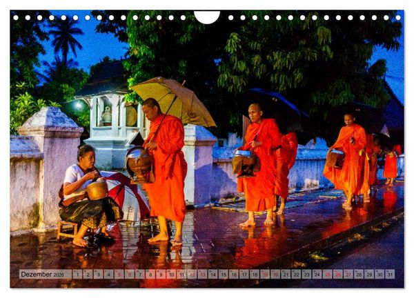 Produktbild: Laos - An den Ufern des Mekong (Wandkalender 2026 DIN A4 quer), CALVENDO Monatskalender