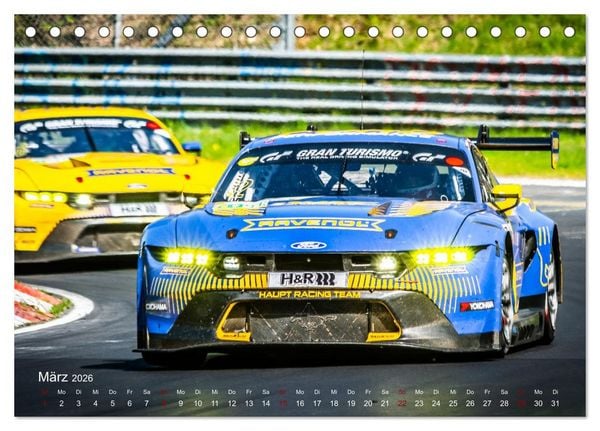 Produktbild: N&uuml;rburgring Langstreckenmeisterschaft (Tischkalender 2026 DIN A5 quer), CALVENDO Monatskalender
