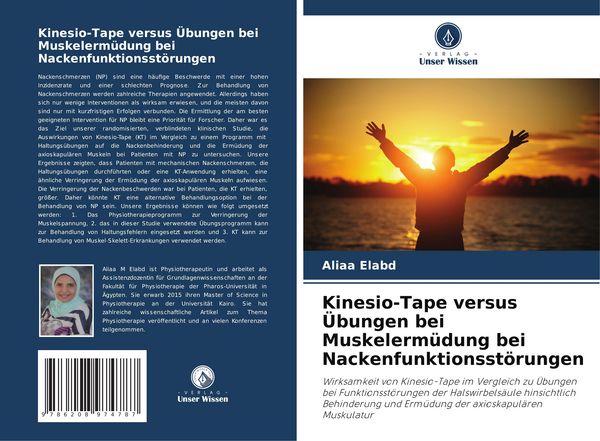 Produktbild: Kinesio-Tape versus &Uuml;bungen bei Muskelerm&uuml;dung bei Nackenfunktionsst&ouml;rungen