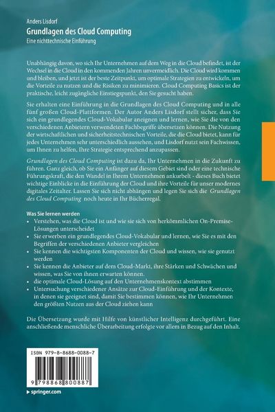 Produktbild: Grundlagen des Cloud Computing
