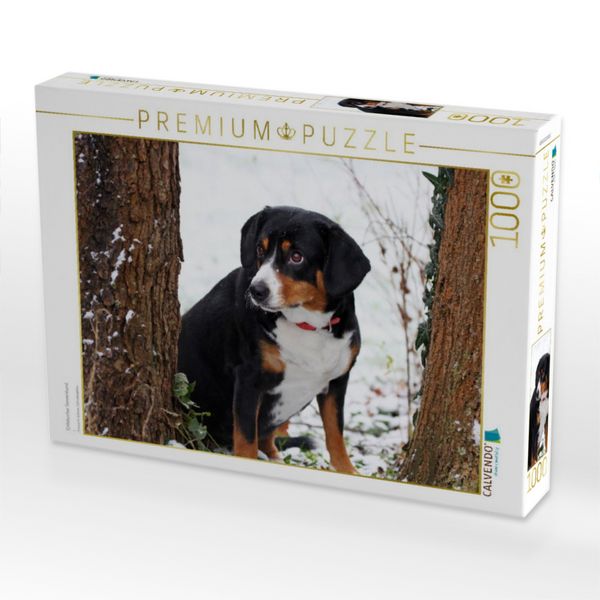 Produktbild: CALVENDO Puzzle Entlebucher Sennenhund | 1000 Teile Lege-Gr&ouml;&szlig;e 64x48cm Foto-Puzzle f&uuml;r gl&uuml;ckliche Stunden