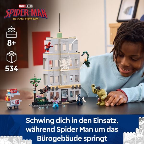 Produktbild: LEGO ǀ Marvel Gro&szlig;er Showdown: Spider-Man vs. Hulk, Spielzeug 76350