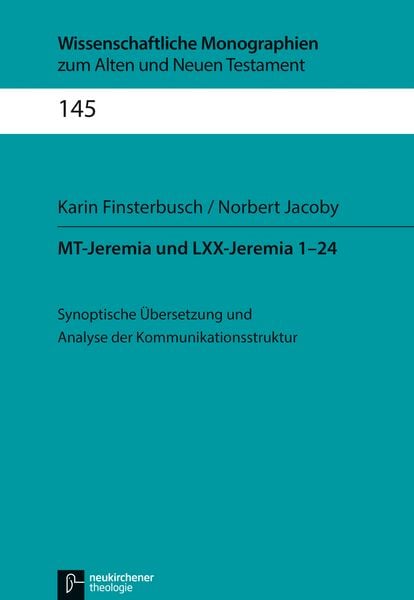Produktbild: MT-Jeremia und LXX-Jeremia 1-24