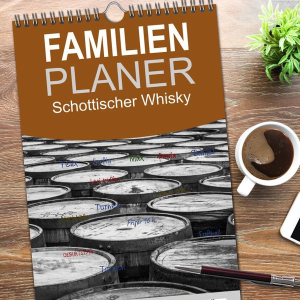 Produktbild: Familienplaner 2026 - Schottischer Whisky mit 5 Spalten (Wandkalender, 21 x 45 cm) CALVENDO