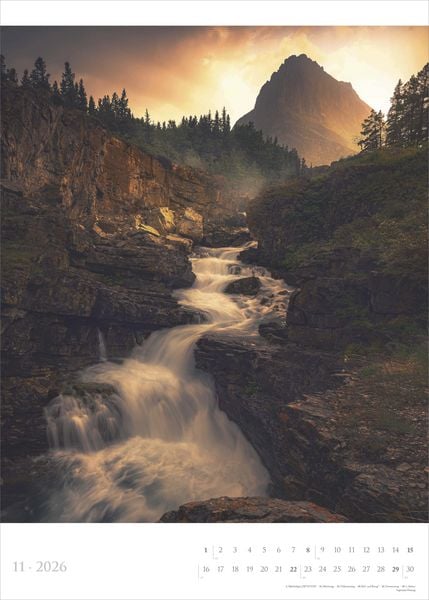 Produktbild: Spirit of Nature 2026 - Bildkalender XXL 50x70 cm - hochwertiger Wandkalender im Hochformat - Landschaftskalender - Naturkalender - Wandplaner