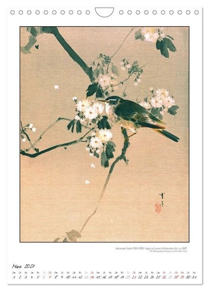 Produktbild: Watanabe Seitei - Japanische Tuschmalerei (Wandkalender 2027 DIN A4 hoch), CALVENDO Monatskalender